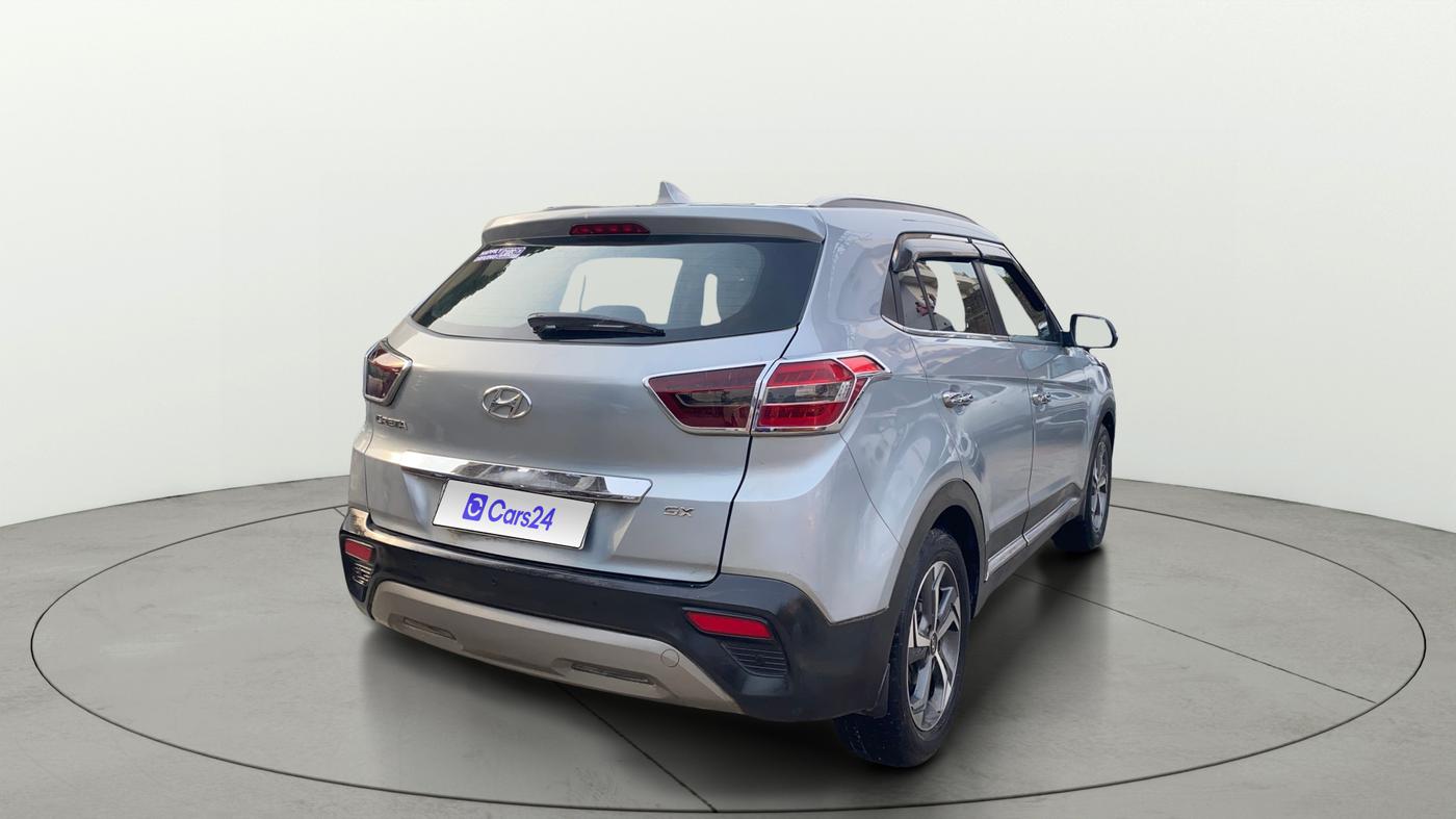 2019 Hyundai Creta SX AT 1.6 PETROL, Petrol, Automatic, 79,705 km, Right Back Diagonal