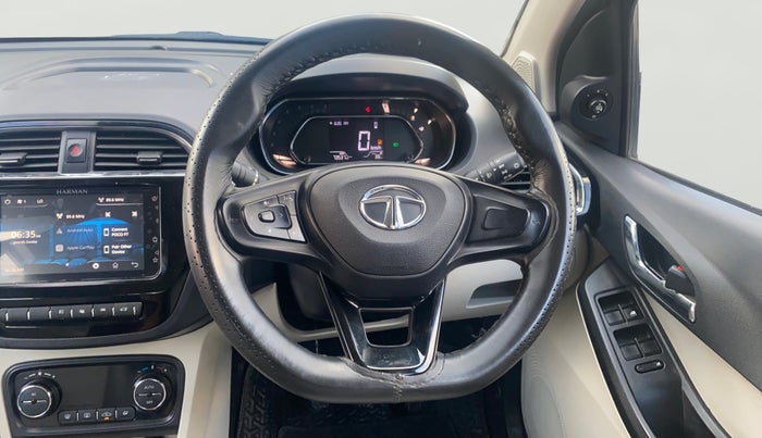 2022 Tata TIGOR XZ PLUS CNG, CNG, Manual, 73,529 km, Steering Wheel Close Up