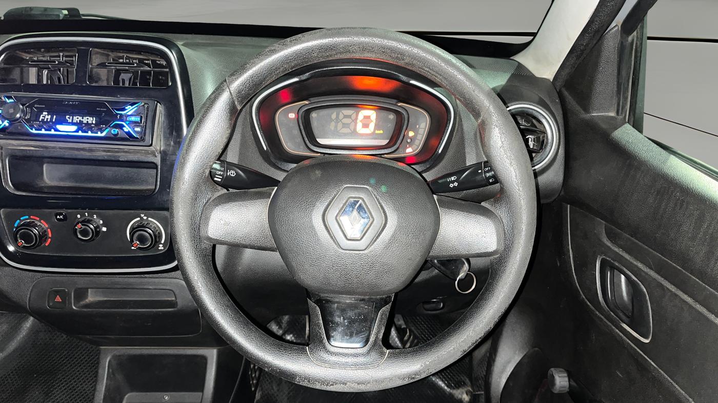 2018 Renault Kwid RXL, Petrol, Manual, 78,558 km, Steering Wheel Close Up