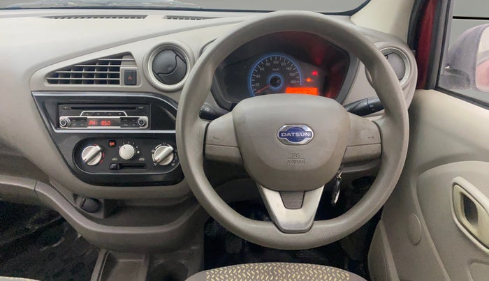 2017 Datsun Redi Go T (O), Petrol, Manual, 43,414 km, Steering Wheel Close Up