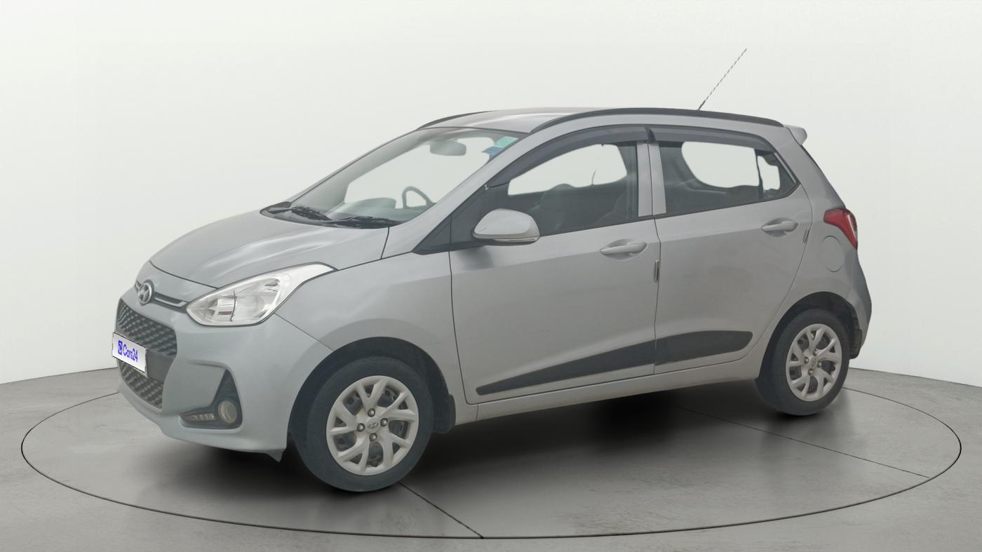 2019 Hyundai Grand i10 SPORTZ 1.2 KAPPA VTVT, Petrol, Manual, 30,228 km, Left Front Diagonal