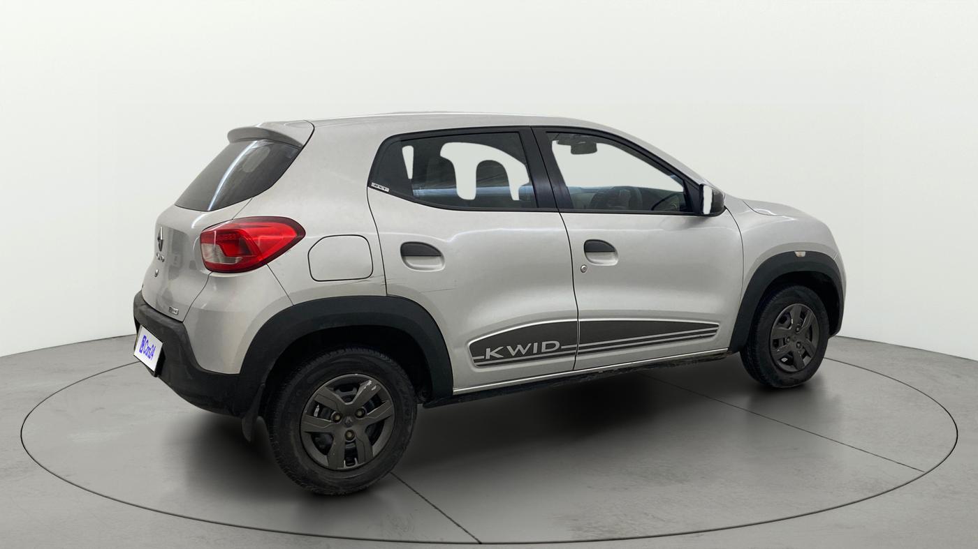 2018 Renault Kwid RXT 1.0 AMT (O), Petrol, Automatic, 95,214 km, Right Back Diagonal