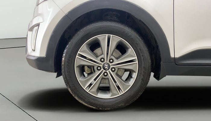 2016 Hyundai Creta SX PLUS AT 1.6 PETROL, Petrol, Automatic, 75,126 km, Left Front Wheel