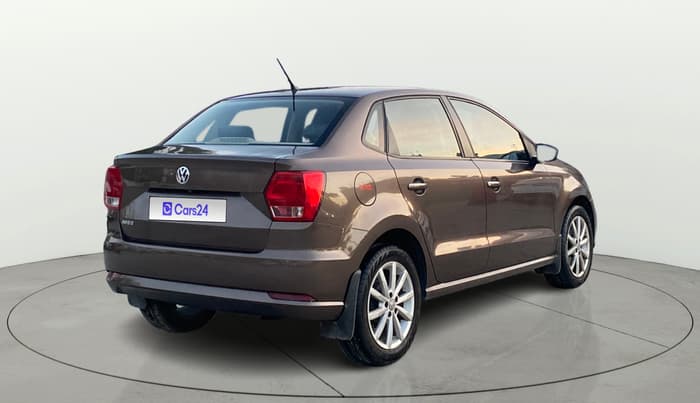 2017 Volkswagen Ameo HIGHLINE1.2L PLUS 16 ALLOY, Petrol, Manual, 87,495 km, Right Back Diagonal