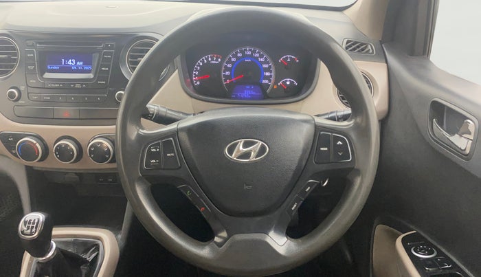 2015 Hyundai Grand i10 SPORTZ 1.2 KAPPA VTVT, Petrol, Manual, 71,243 km, Steering Wheel Close Up