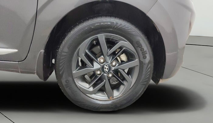 2021 Hyundai GRAND I10 NIOS SPORTZ AMT 1.2 KAPPA VTVT, CNG, Automatic, 28,546 km, Right Front Wheel