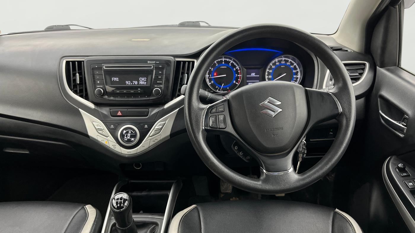 2018 Maruti Baleno DELTA PETROL 1.2, Petrol, Manual, 38,933 km, Steering Wheel Close Up