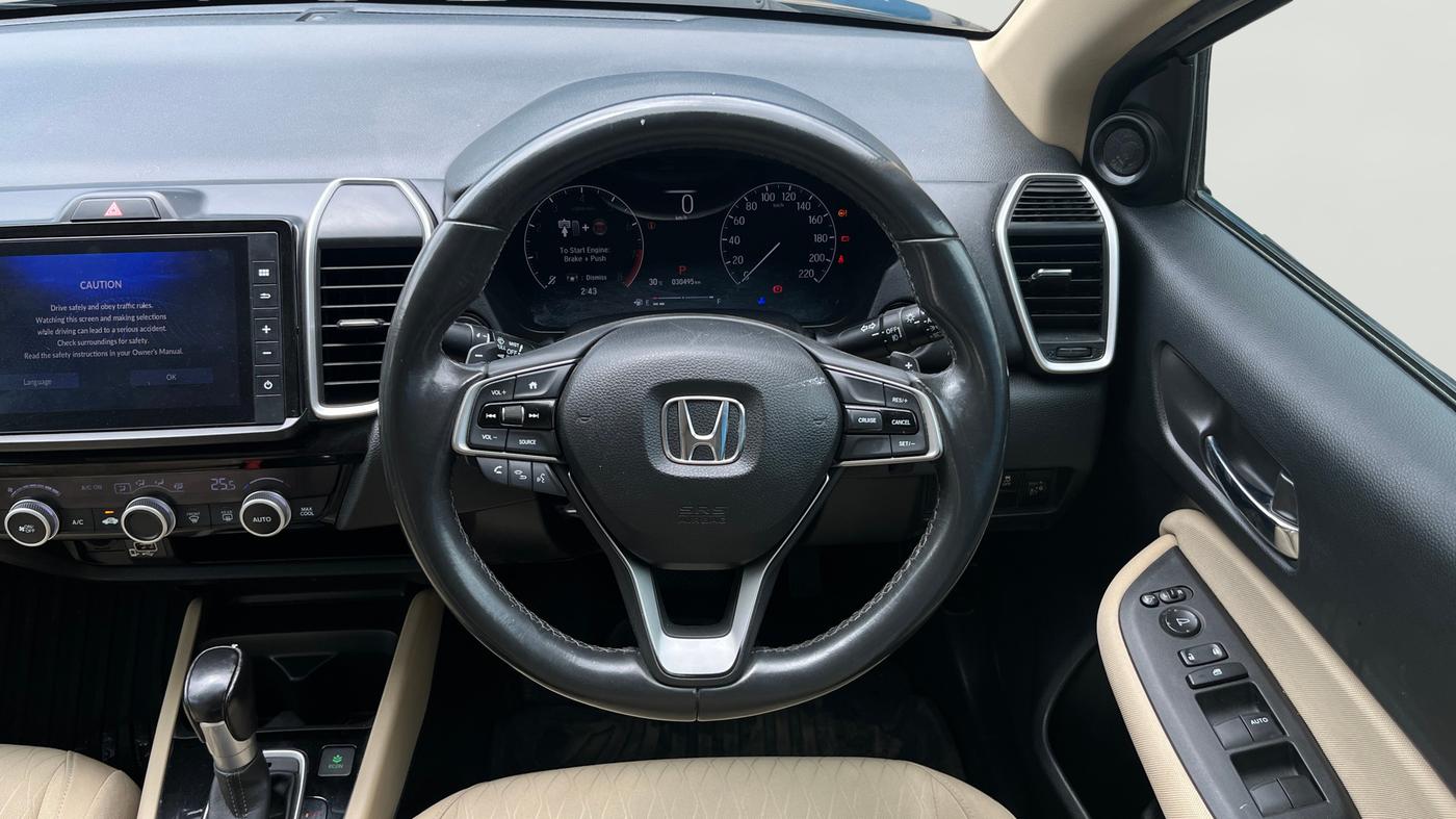 2022 Honda City 1.5L I-VTEC VX CVT, Petrol, Automatic, 30,495 km, Steering Wheel Close Up
