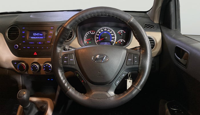 2019 Hyundai Grand i10 MAGNA 1.2 KAPPA VTVT, Petrol, Manual, 8,320 km, Steering Wheel Close Up