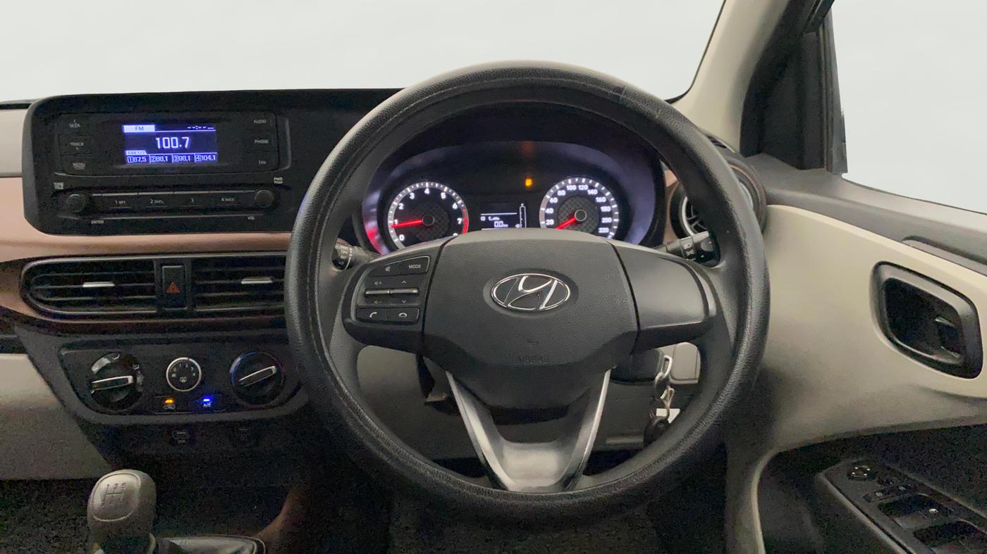 2020 Hyundai AURA S 1.2, Petrol, Manual, 53,139 km, Steering Wheel Close Up