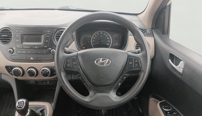 2016 Hyundai Grand i10 SPORTZ 1.2 KAPPA VTVT, Petrol, Manual, 70,486 km, Steering Wheel Close Up