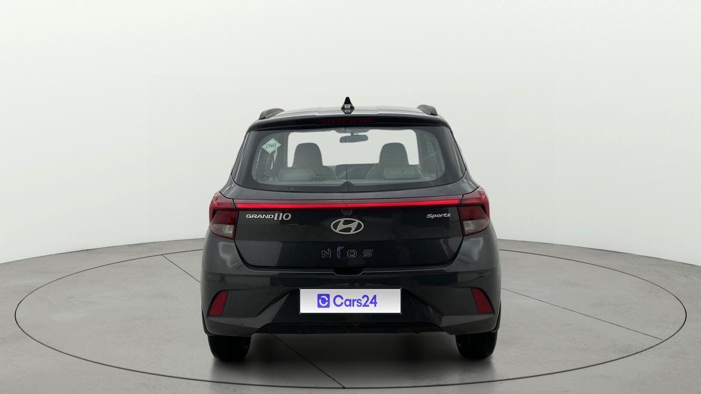 2024 Hyundai GRAND I10 NIOS SPORTZ 1.2 KAPPA VTVT CNG, CNG, Manual, 3,510 km, Back/Rear