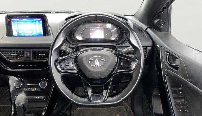 2022 Tata NEXON XZA PLUS PETROL DARK EDITION, CNG, Automatic, 41,875 km, Steering Wheel Close Up