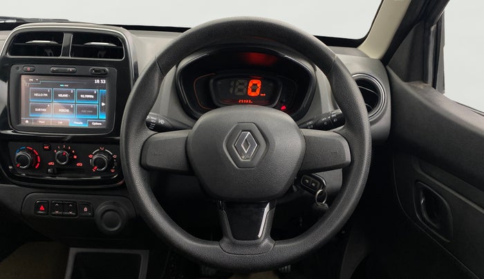 2018 Renault Kwid RXT 1.0, Petrol, Manual, 25,979 km, Steering Wheel Close Up