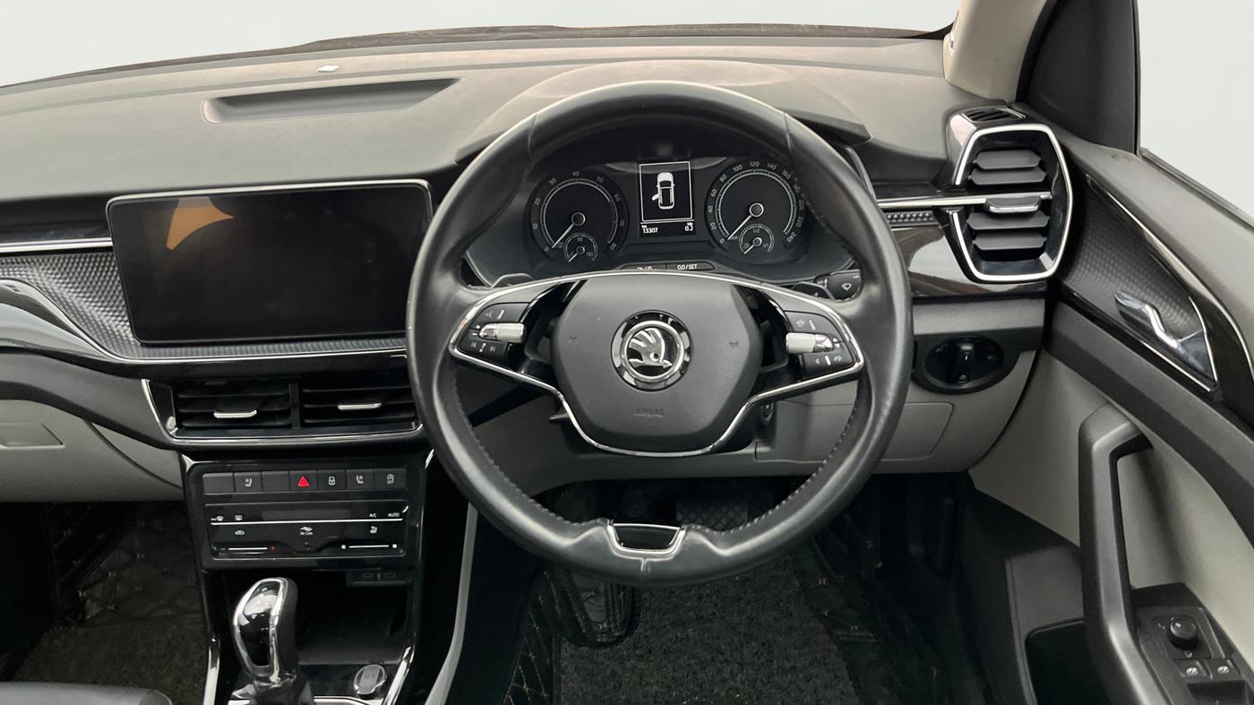 2022 Skoda KUSHAQ STYLE 1.5L TSI DSG, Petrol, Automatic, 13,307 km, Steering Wheel Close Up