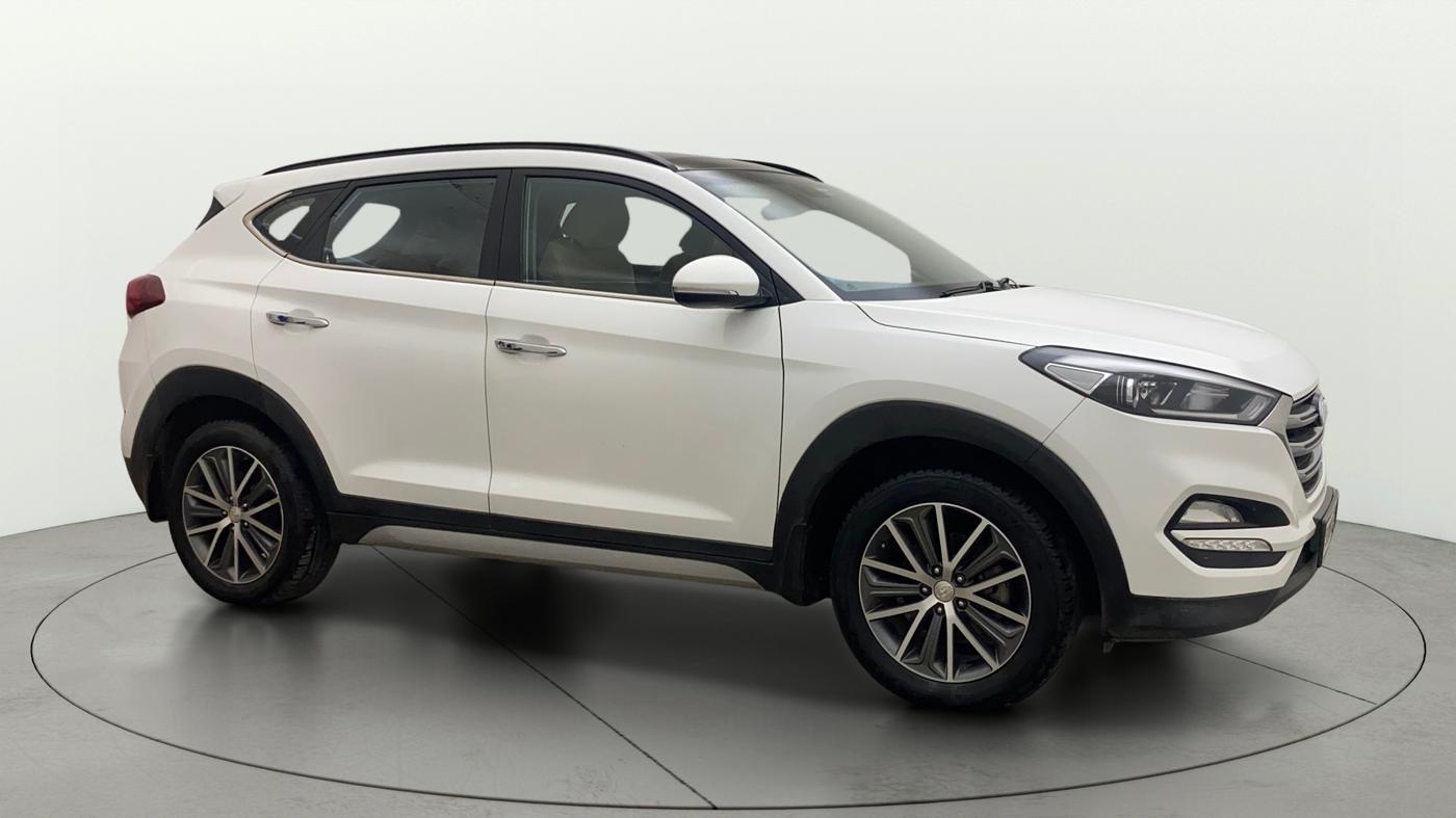 2019 Hyundai Tucson GL (O) 2WD AT PETROL, Petrol, Automatic, 1,14,846 km, Right Front Diagonal