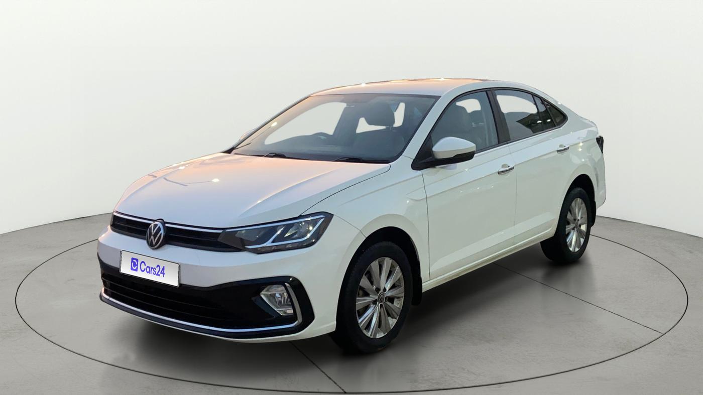 2022 Volkswagen VIRTUS HIGHLINE TSI 1.0 MT, Petrol, Manual, 79,865 km, Left Front Diagonal