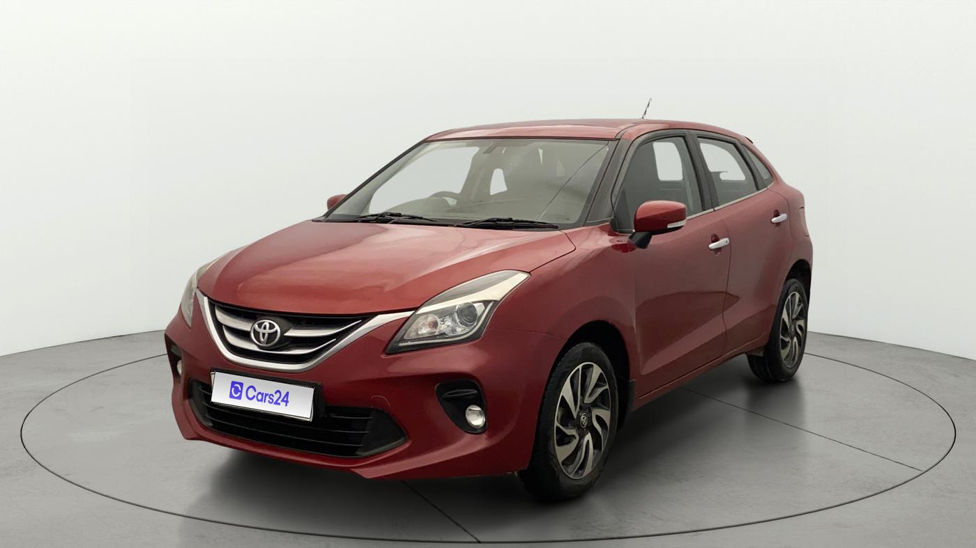2019 Toyota Glanza G CVT, Petrol, Automatic, 76,551 km, Left Front Diagonal