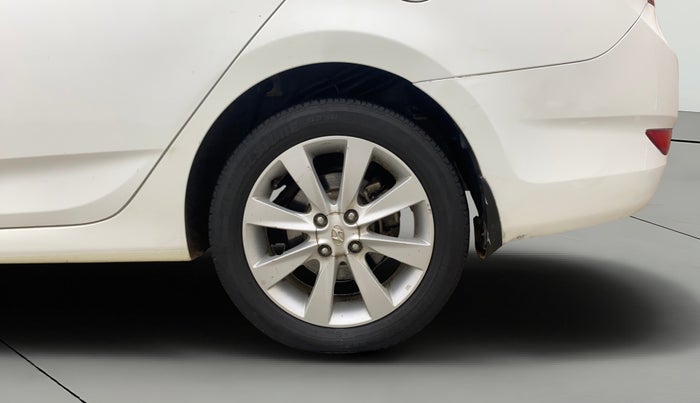 2013 Hyundai Verna FLUIDIC 1.6 CRDI SX, Diesel, Manual, 58,346 km, Left Rear Wheel