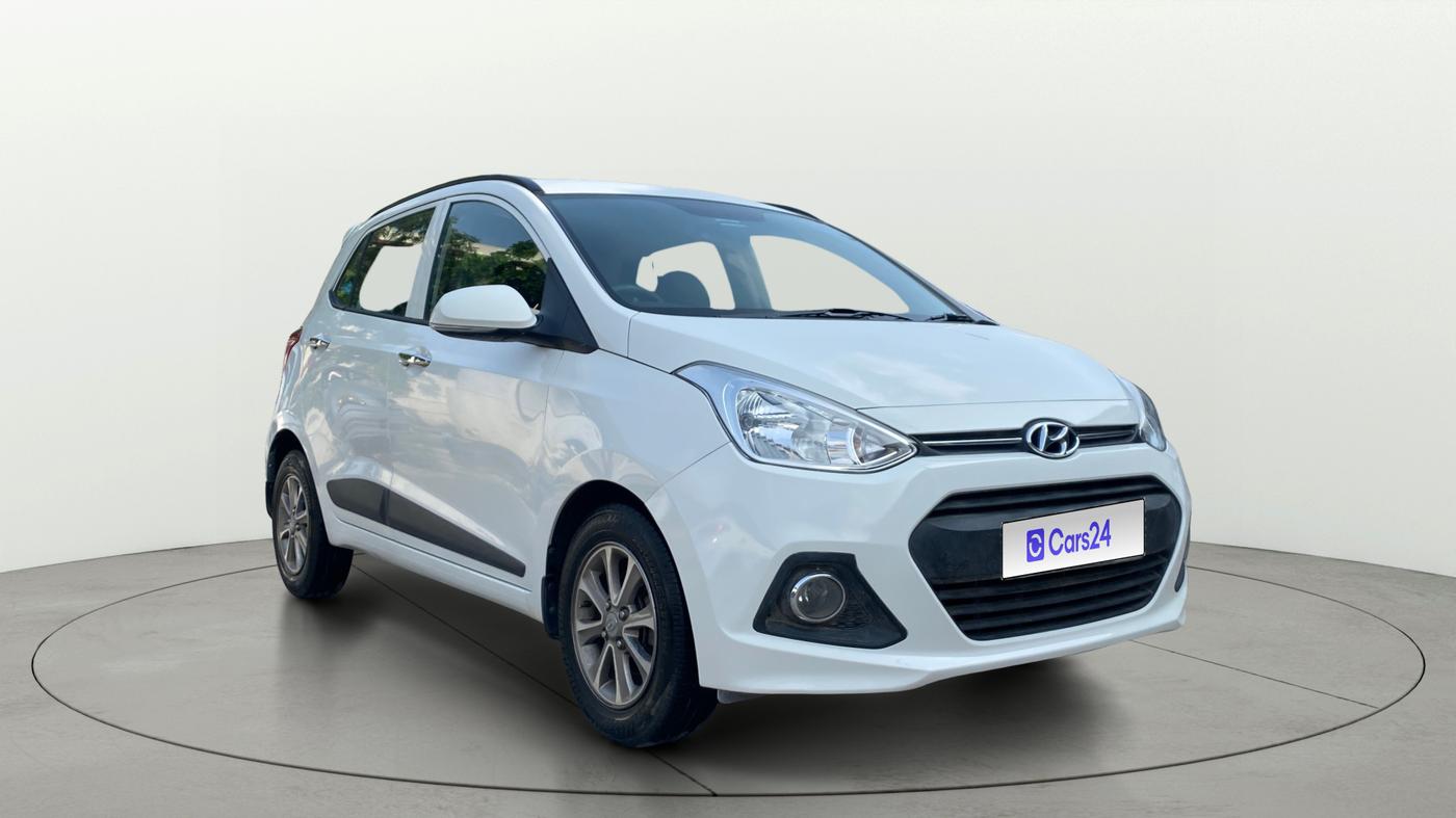 2016 Hyundai Grand i10 ASTA 1.2 KAPPA VTVT, Petrol, Manual, 1,07,242 km, Right Front Diagonal
