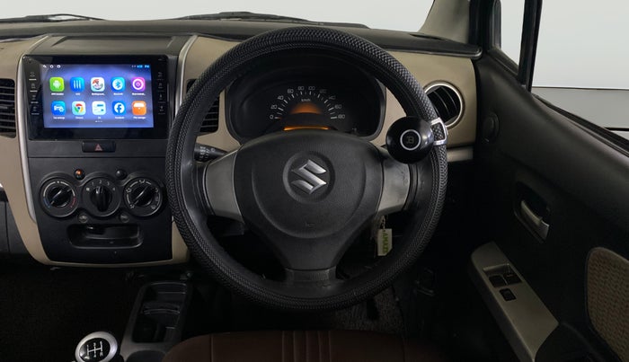 2018 Maruti Wagon R 1.0 LXI, Petrol, Manual, 44,431 km, Steering Wheel Close Up