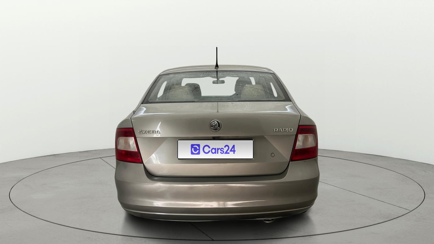 2014 Skoda Rapid AMBITION 1.6 TDI CR MT PLUS, Diesel, Manual, 51,112 km, Back/Rear