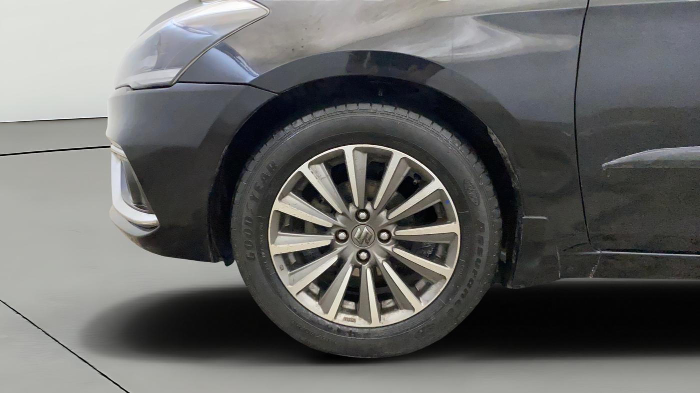 2022 Maruti Ciaz ALPHA 1.5 SHVS PETROL, Petrol, Manual, 86,158 km, Left Front Wheel