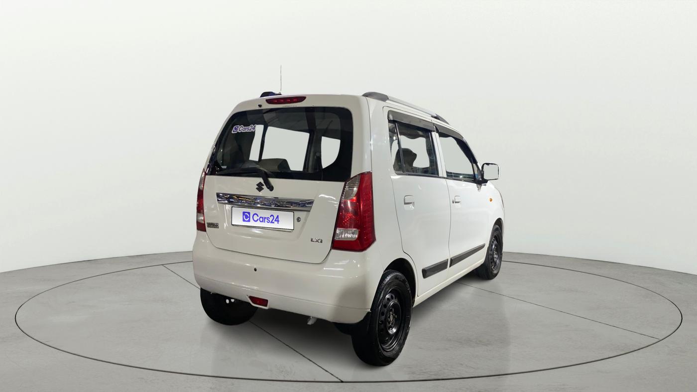 2013 Maruti Wagon R 1.0 VXI  ABS-AIRBAG, Petrol, Manual, 87,357 km, Right Back Diagonal