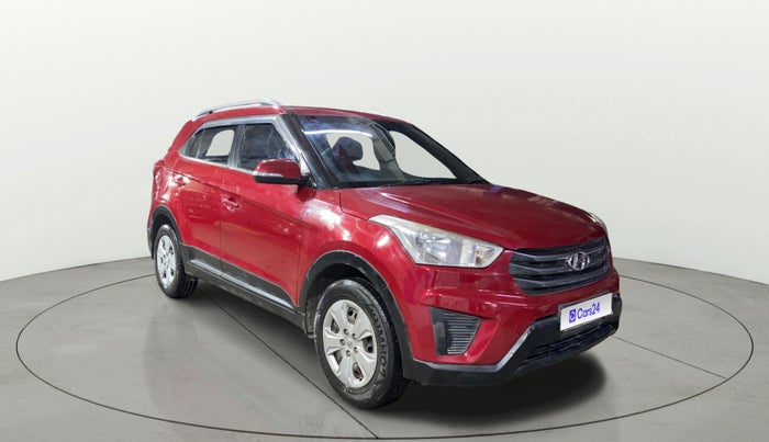2017 Hyundai Creta E PLUS 1.6 PETROL, Petrol, Manual, 1,00,096 km, Right Front Diagonal