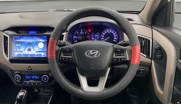 2017 Hyundai Creta SX PLUS AT 1.6 DIESEL, Diesel, Automatic, 1,11,615 km, Steering Wheel Close Up