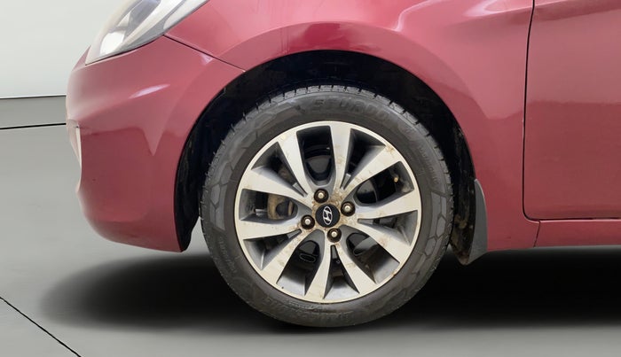 2014 Hyundai Verna FLUIDIC 1.6 VTVT SX, Petrol, Manual, 58,751 km, Left Front Wheel