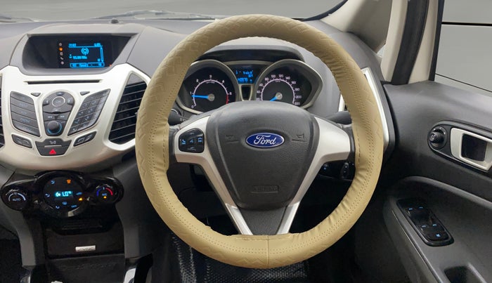 2016 Ford Ecosport TITANIUM 1.5L DIESEL, Diesel, Manual, 1,40,958 km, Steering Wheel Close Up