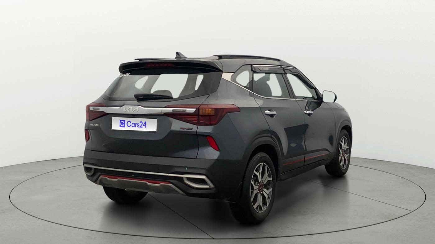 2023 KIA SELTOS  GTX PLUS 1.5 DIESEL AT, Diesel, Automatic, 1,19,220 km, Right Back Diagonal