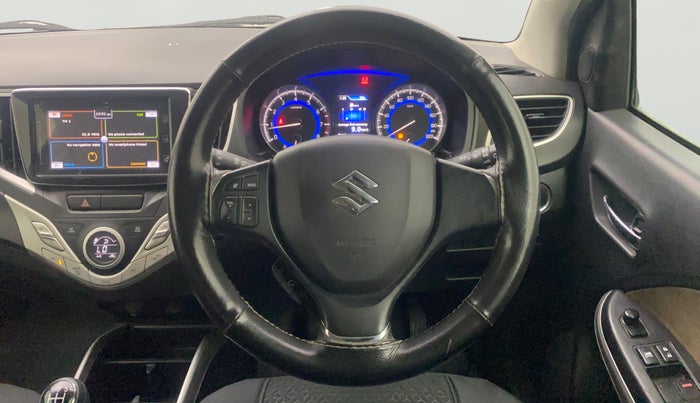 2015 Maruti Baleno ALPHA PETROL 1.2, Petrol, Manual, 43,290 km, Steering Wheel Close Up
