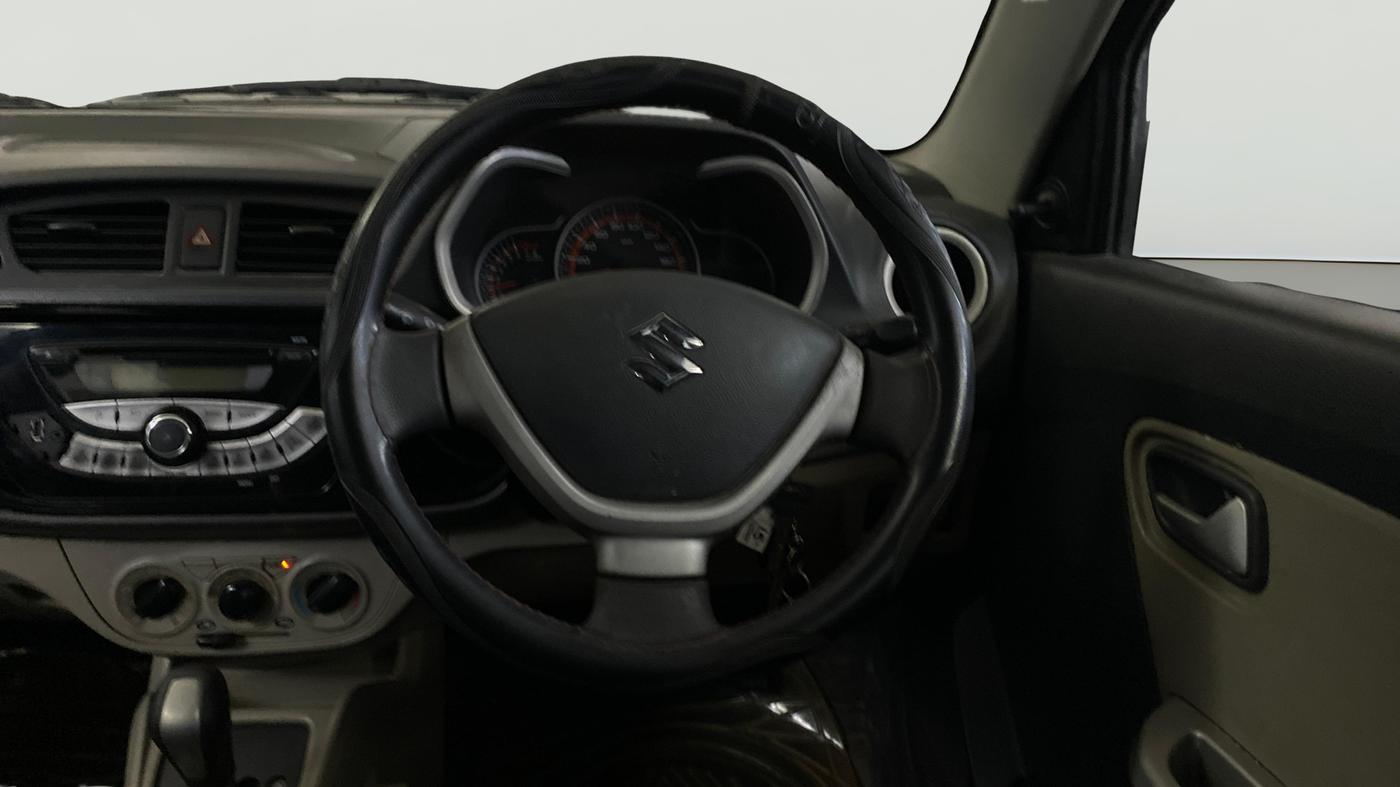 2015 Maruti Alto K10 VXI AMT, Petrol, Automatic, 85,113 km, Steering Wheel Close Up