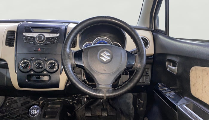 2018 Maruti Wagon R 1.0 VXI, Petrol, Manual, 85,514 km, Steering Wheel Close Up