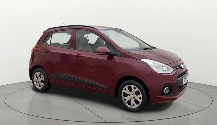 2015 Hyundai Grand i10 SPORTZ 1.2 KAPPA VTVT, Petrol, Manual, 62,951 km, Right Front Diagonal
