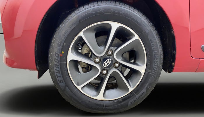 2017 Hyundai Grand i10 ASTA 1.2 KAPPA VTVT, Petrol, Manual, 22,542 km, Left Front Wheel