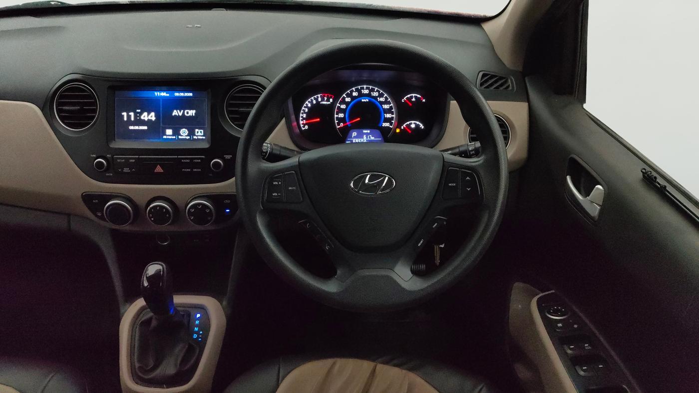 2017 Hyundai Grand i10 SPORTZ (O) AT 1.2 KAPPA VTVT, Petrol, Automatic, 69,502 km, Steering Wheel Close Up