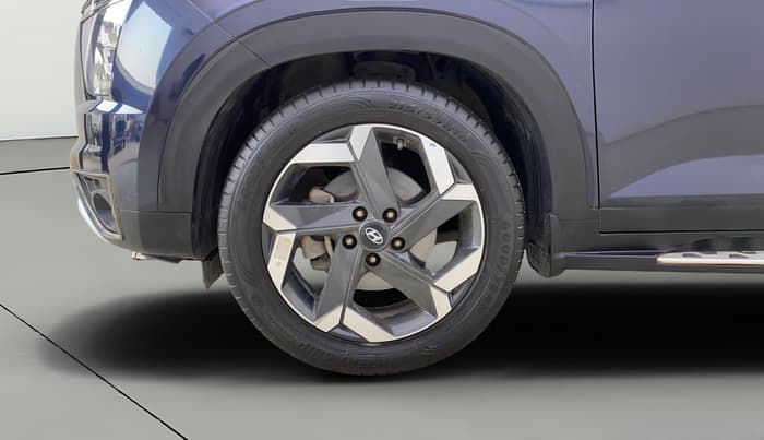 2022 Hyundai ALCAZAR PLATINUM(O) 6STR 1.5 AT, Diesel, Automatic, 78,426 km, Left Front Wheel