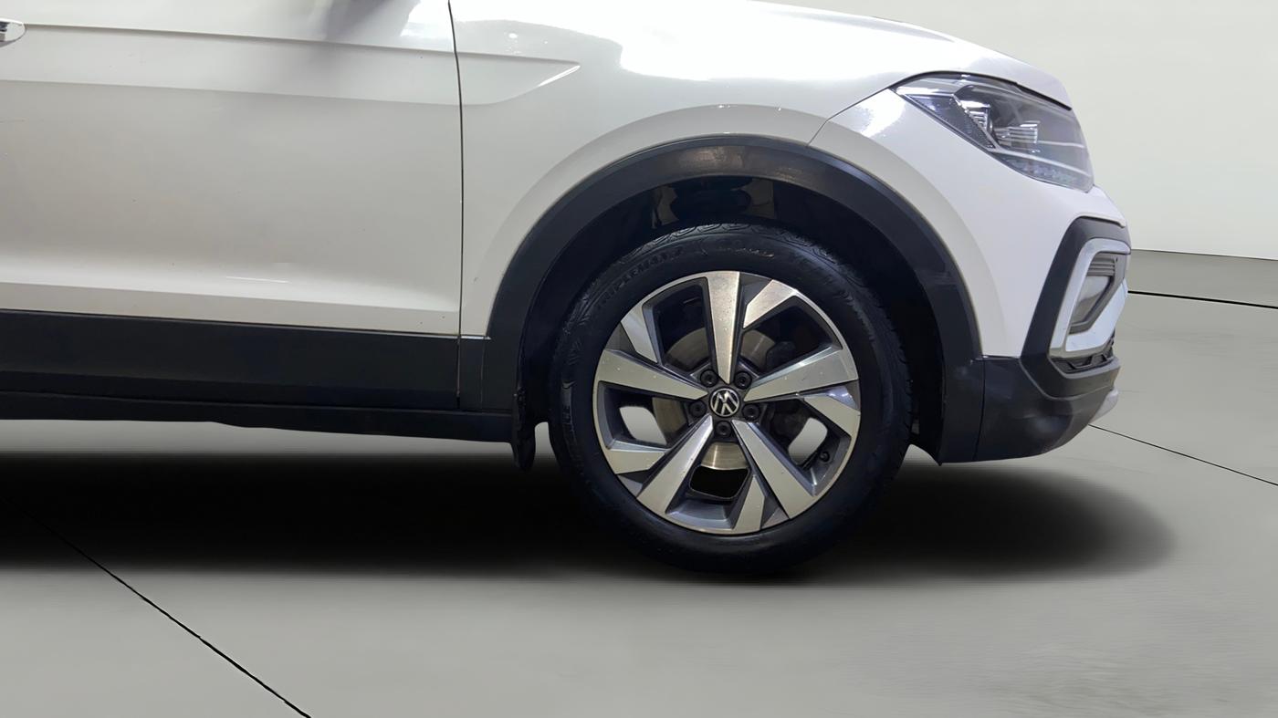 2022 Volkswagen TAIGUN TOPLINE 1.0 TSI AT, Petrol, Automatic, 69,191 km, Right Front Wheel