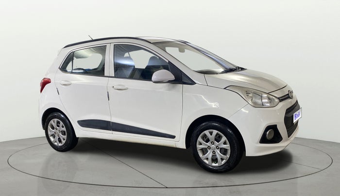 2016 Hyundai Grand i10 SPORTZ 1.2 KAPPA VTVT, CNG, Manual, 83,573 km, Right Front Diagonal
