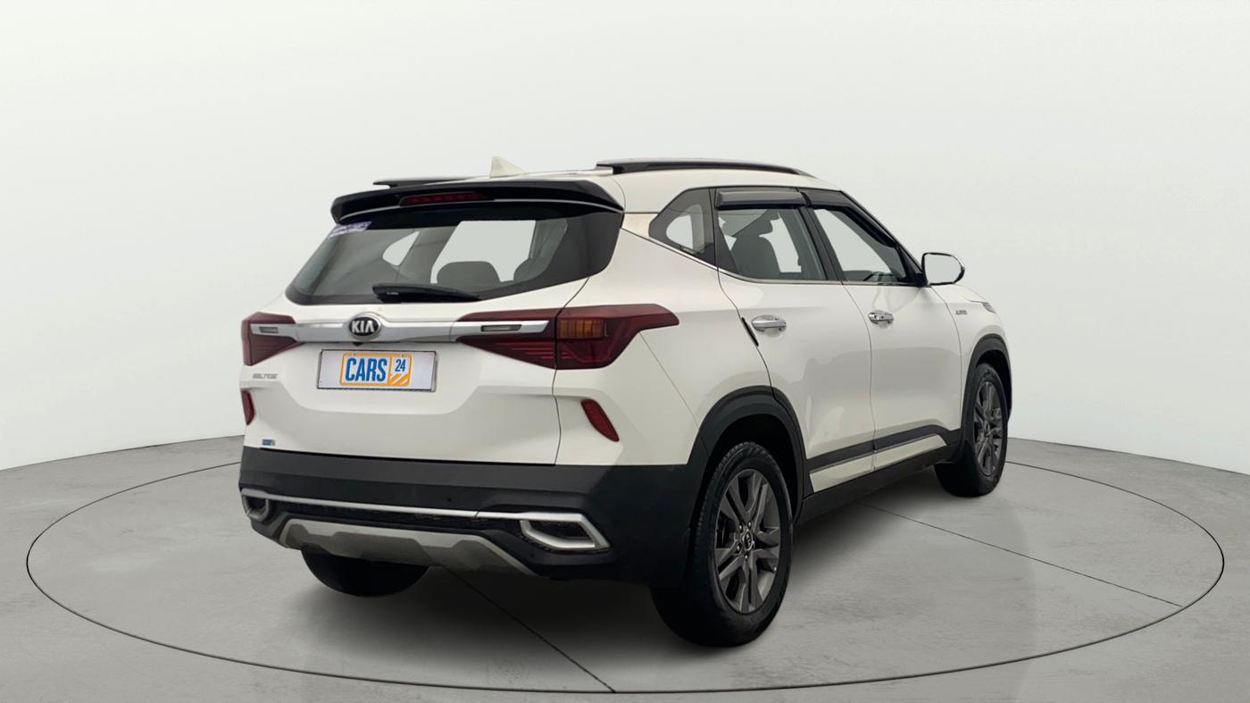 2020 KIA SELTOS HTX PLUS AT1.5 DIESEL, Diesel, Automatic, 77,967 km, Right Back Diagonal