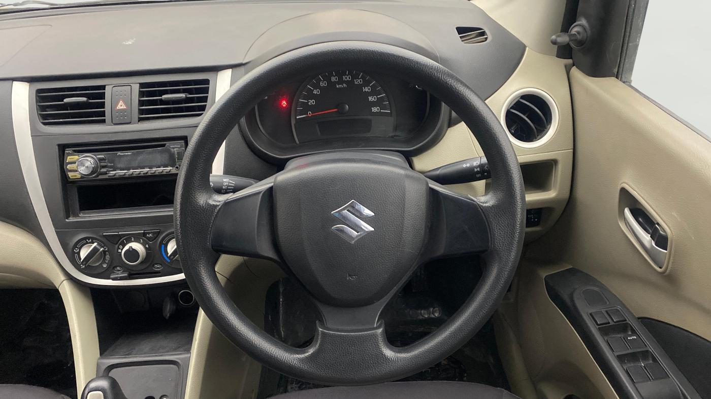 2015 Maruti Celerio VXI AMT, Petrol, Automatic, 85,826 km, Steering Wheel Close Up