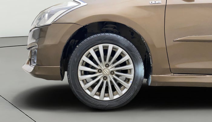 2015 Maruti Ciaz ZDI+ SHVS RS, Diesel, Manual, 96,967 km, Left Front Wheel