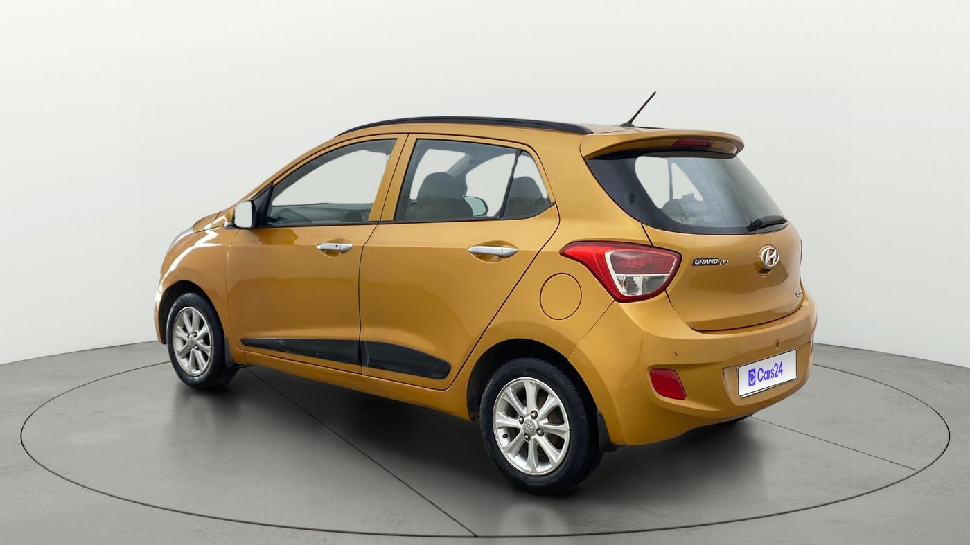 2016 Hyundai Grand i10 ASTA AT 1.2 KAPPA VTVT, Petrol, Automatic, 1,00,343 km, Left Back Diagonal