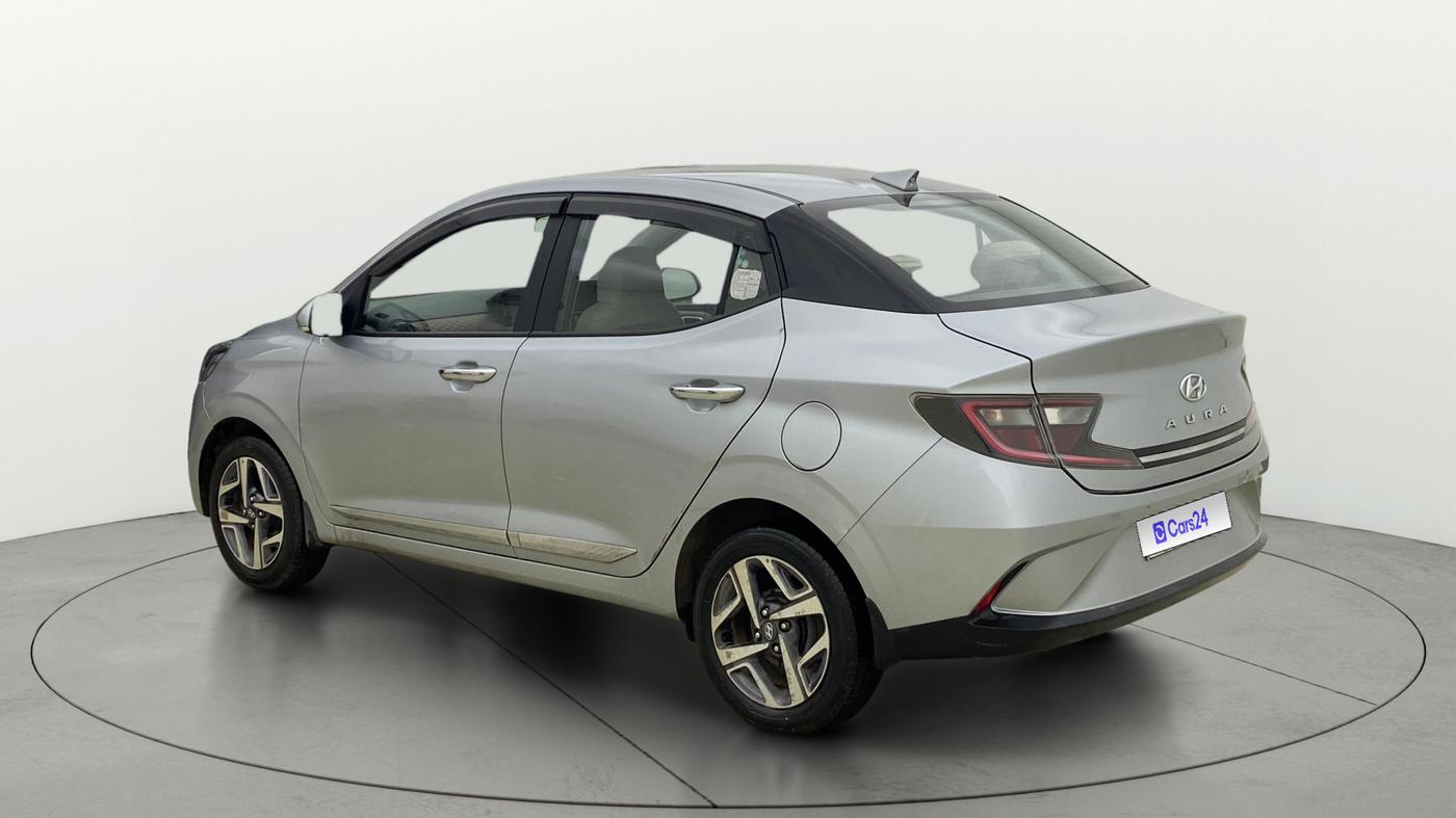 2022 Hyundai AURA SX PLUS 1.2 AMT, Petrol, Automatic, 29,897 km, Left Back Diagonal