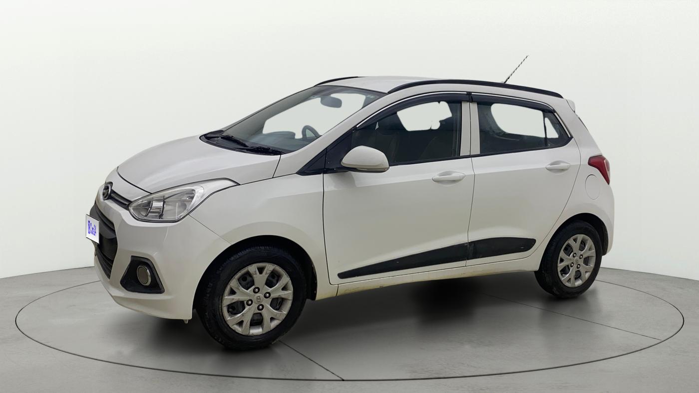 2015 Hyundai Grand i10 SPORTZ 1.2 KAPPA VTVT, Petrol, Manual, 30,336 km, Left Front Diagonal