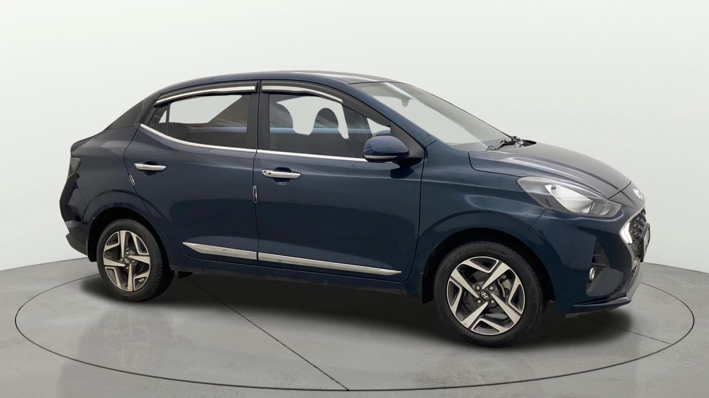 2022 Hyundai AURA SX 1.2 CNG, CNG, Manual, 58,723 km, Right Front Diagonal