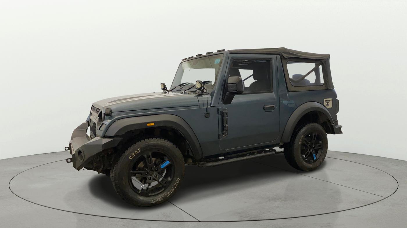 2021 Mahindra Thar LX  P 4WD AT CONVERTIBLE, Petrol, Automatic, 12,345 km, Left Front Diagonal